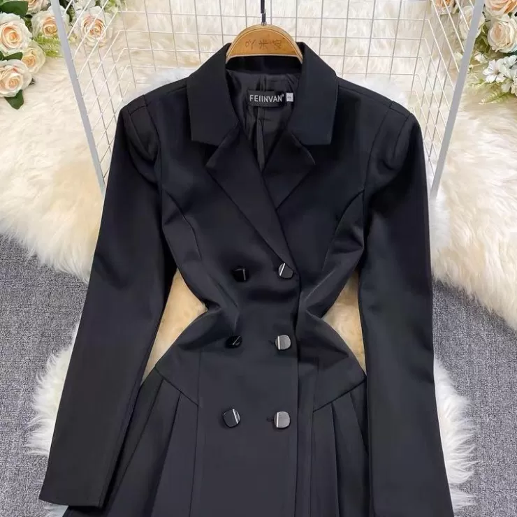 Winter Wear | Blazers^Alamode By Akanksha Chiara Vintage Statement Blazer Dress