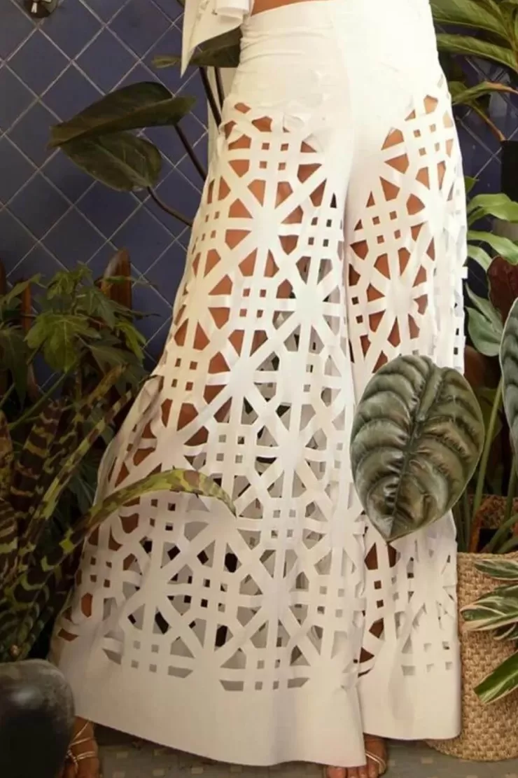 Co-Ords | Summer Co-Ords^Alamode By Akanksha Deblo Set Of Top And Pants Resortwear Set