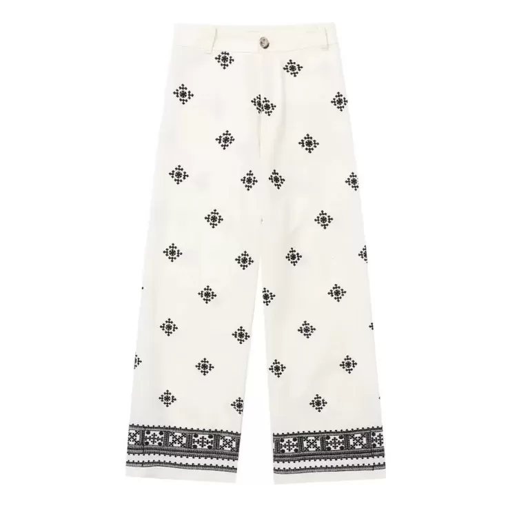 desko_wide_leg_linen_boho_pants_2.webp Pants^Alamode By Akanksha Desko Wide Leg Linen Boho Pants Beige