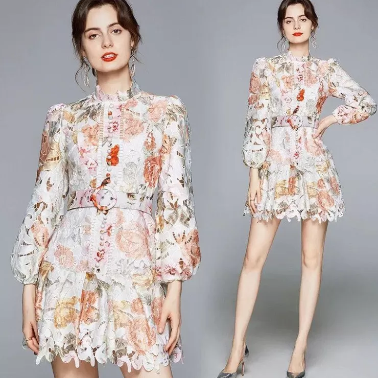Winter Dresses | Knee Length Dresses^Alamode By Akanksha Klara Vintage Luxe Dress