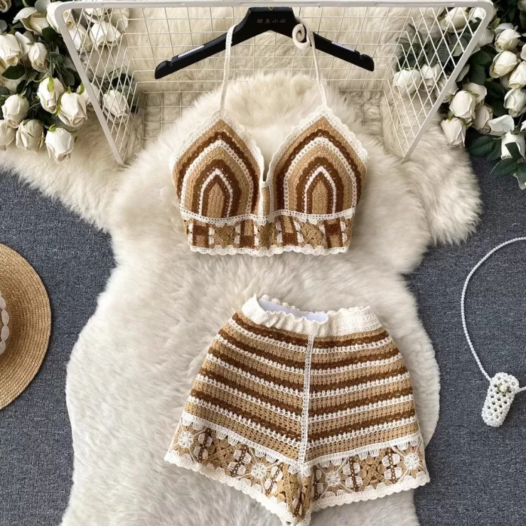 Summer Co-Ords | Shorts Co-Ord Sets^Alamode By Akanksha Margot 2 Piece Coord Set - Resortwear Set