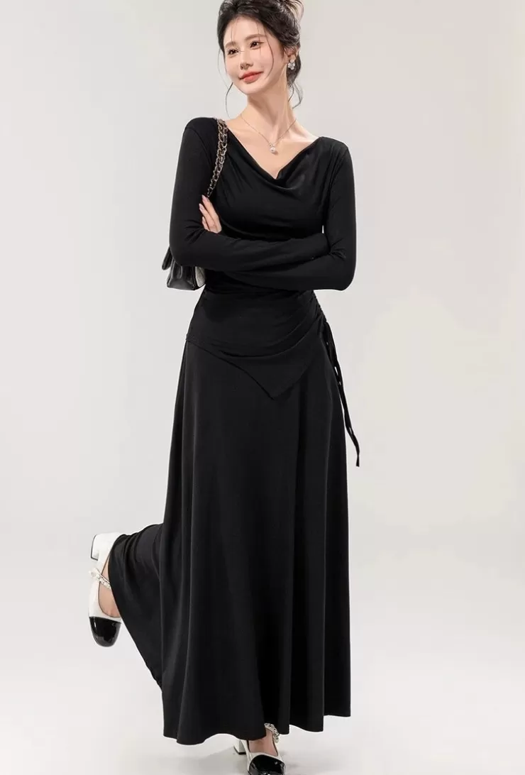 Winter Wear | Winter Co-Ords^Alamode By Akanksha Mia Drawstring Coord Set - Set Of Top And Skirt