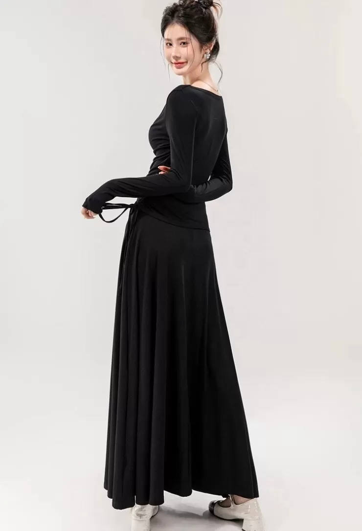 Winter Wear | Winter Co-Ords^Alamode By Akanksha Mia Drawstring Coord Set - Set Of Top And Skirt