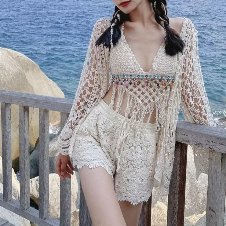 Co-Ords | Summer Co-Ords^Alamode By Akanksha Sally 3 Piece Coord Set - Resortwear Set
