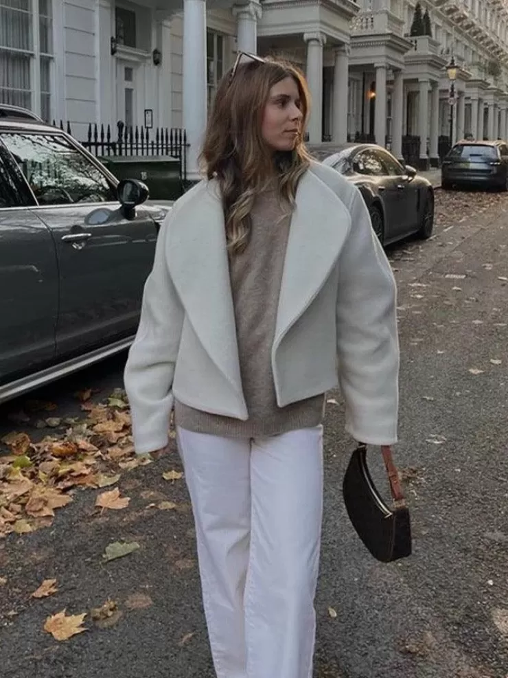 samuel_warm_wool_premium_luxe_short_coat_2.webp Winter Wear | Jackets And Coats^Alamode By Akanksha Samuel Warm Wool Premium Luxe Short Coat