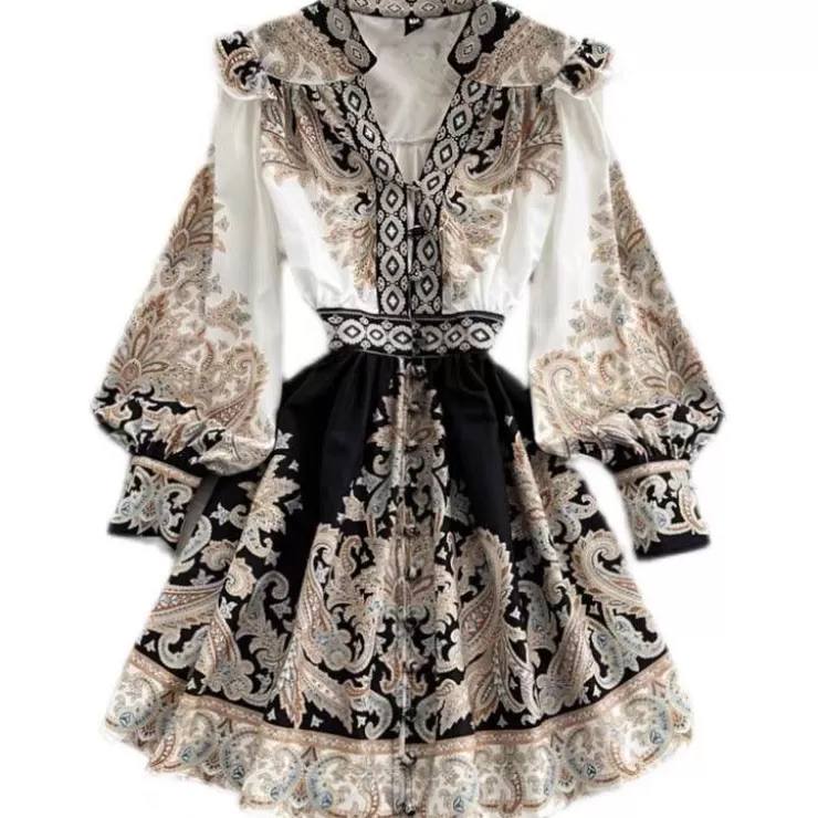 Skater Dresses | Vintage Dresses^Alamode By Akanksha Santorini Vintage Dress