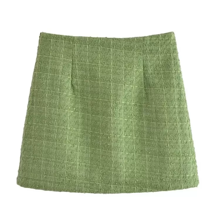 Winter Wear | Co-Ords^Alamode By Akanksha Sare Luxe Tweed 2 Pc Set - Set Of Jacket And Skirt